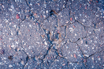Image of a broken road texture