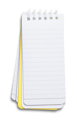  paper page notebook.