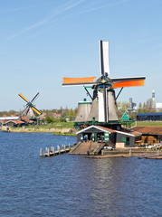 Holland, Zaanse Schans, Windm&uuml;hle