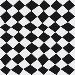 Seamless abstract vector dizzy texture in monochrome background