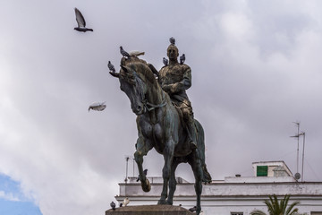 Reiterstandbild Miguel Primo de Rivera in Jerez de la Frontera