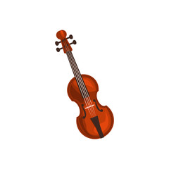 Fototapeta na wymiar Realistic Classic Violin