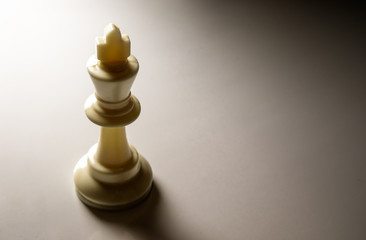 Close-up of a king chess