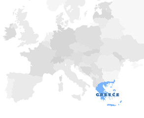 Greece Location Map