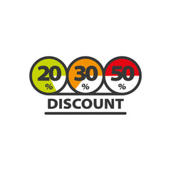 vector sign for discounts