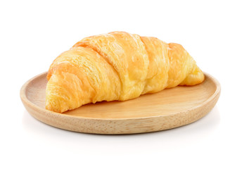 Croissant isolated on white background