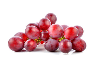 grapes isolated on over white background