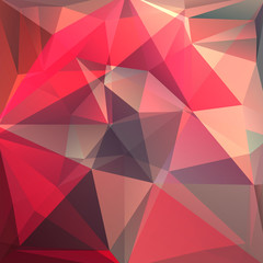 abstract colorful background consisting of red triangles