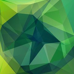 Abstract natural mosaic background, green triangles