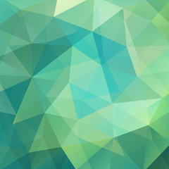 abstract background consisting of green triangles
