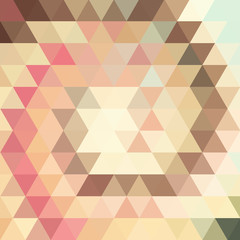 abstract background consisting of beige triangles