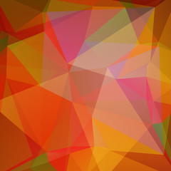 Obraz premium abstract background consisting of red, orange, brown triangles