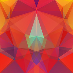 abstract background consisting of red, orange triangles