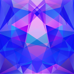 Fototapeta premium abstract background consisting of blue, pink triangles