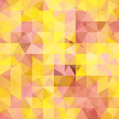 abstract background consisting of yellow triangles
