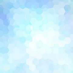 Fototapeta na wymiar abstract background consisting of blue, white hexagons