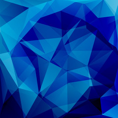 Obraz premium abstract background consisting of blue triangles
