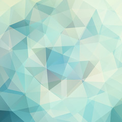 abstract background consisting of blue triangles
