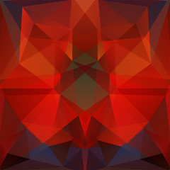 abstract background consisting of red, blue, brown triangles