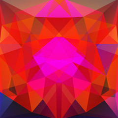 abstract background consisting of pink, red, blue triangles