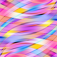 Colorful smooth light pink, blue, yellow lines background
