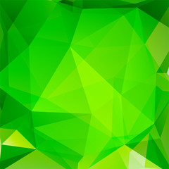abstract background consisting of green triangles