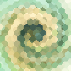 abstract background consisting of green, beige hexagons