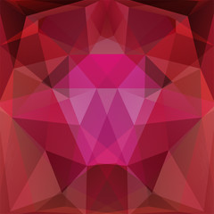 Obraz premium abstract background consisting of red, brown, purple triangles.