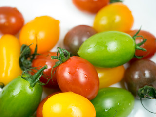 Fototapeta na wymiar Color tomatoes