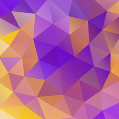 Obraz premium abstract background consisting of orange, purple triangles