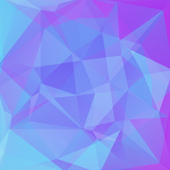 Obraz premium abstract background consisting of blue, violet, purple triangles