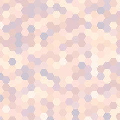 abstract background consisting of pastel hexagons, vector illust