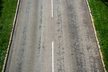 Obraz premium Road in green neighbourhood