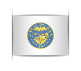 Seal of the state of Oregon.