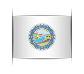 Seal of the state of South Dakota.