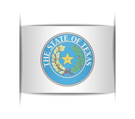 Seal of the state of Texas.