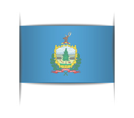 Flag of the state of Vermont.