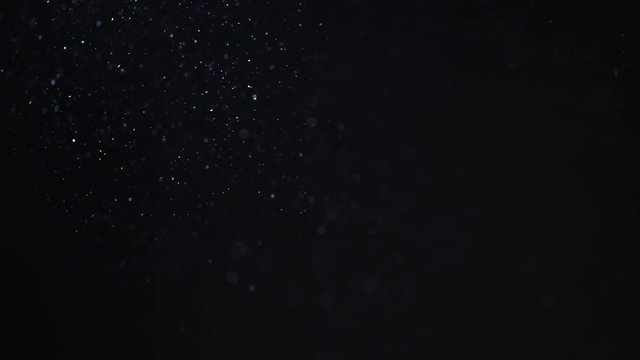backlit background of real dust glittering