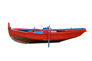 fishing boat Isolated on white background