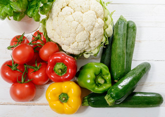 Assortment of fresh vegetables