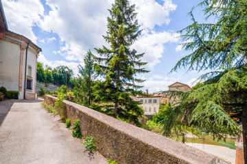 quiet village in the hills of Romagna