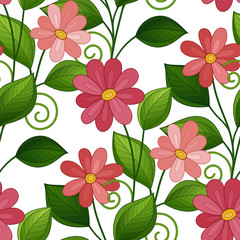 Vector Seamless Floral Pattern