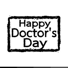 happy Doctor Day Illustration design