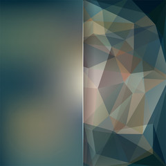 abstract background consisting of brown, green, gray triangles 