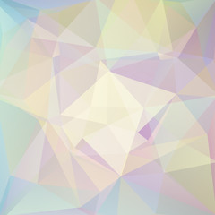 Obraz premium abstract background consisting of pastel triangles, vector