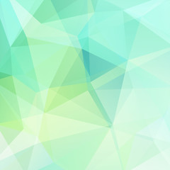 abstract background consisting of green triangles, vector 