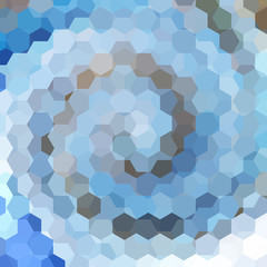 abstract background consisting of blue hexagons, vector illustration