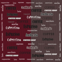 Coffee wallpaper red, brown
