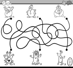 maze activity coloring book