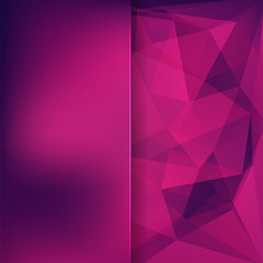 abstract background consisting of pink, purple triangles